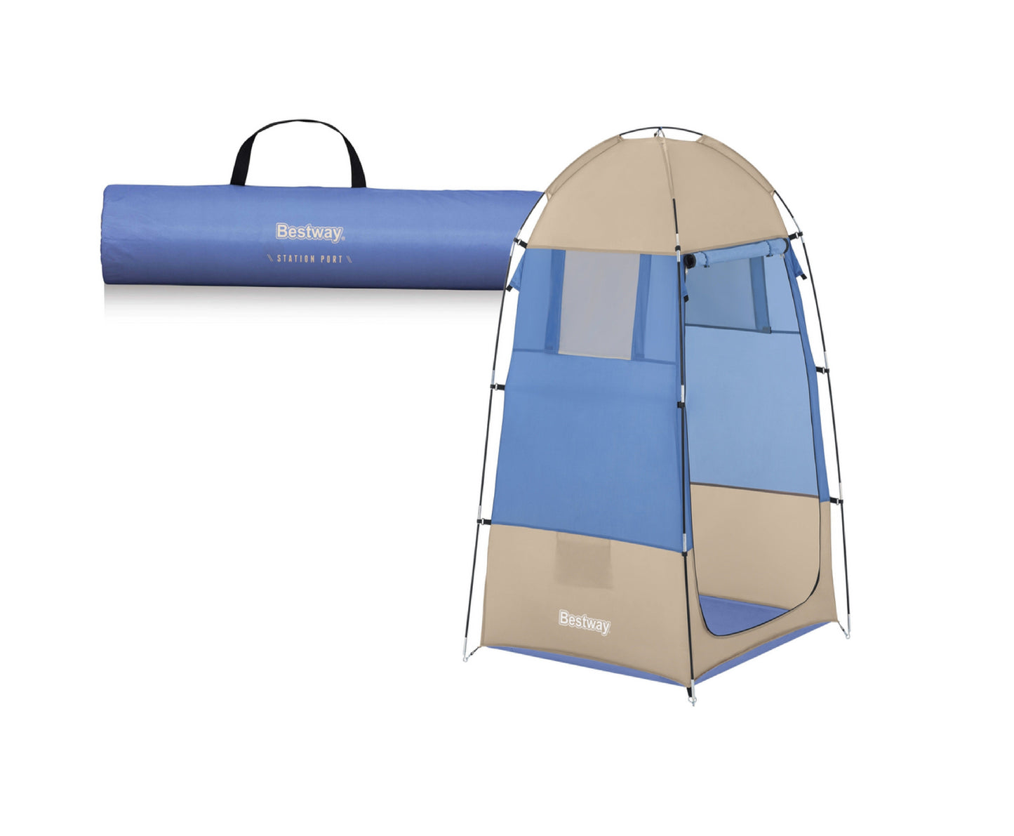 Cort toaleta portabila, 1.10 x 1.10 x 1.90 m, Bestway 17021