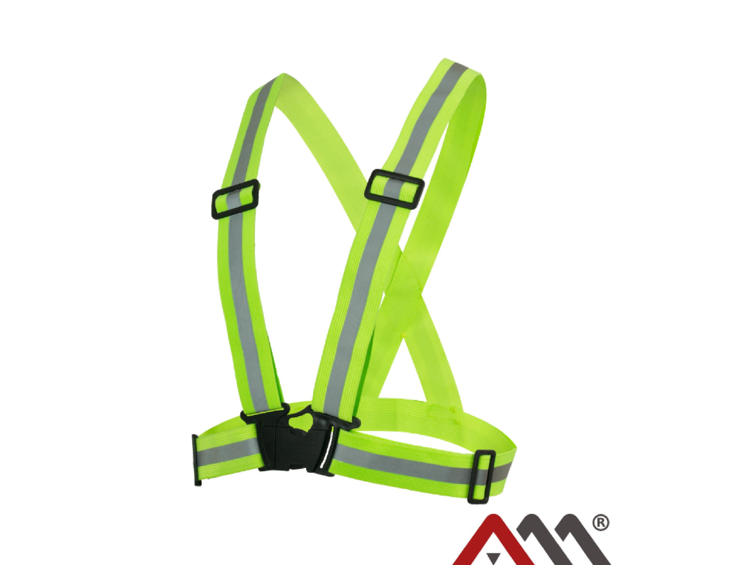 Ham VisCross cu bretele elastice fosforescente, circumferinta 80-124 cm, Artmas ART008040