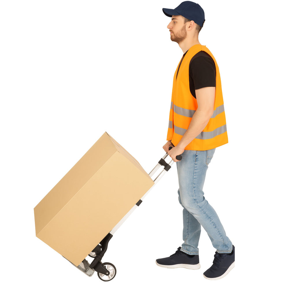 Carucior pliabil pentru marfa, capacitate maxima 70 kg, Lean 26579