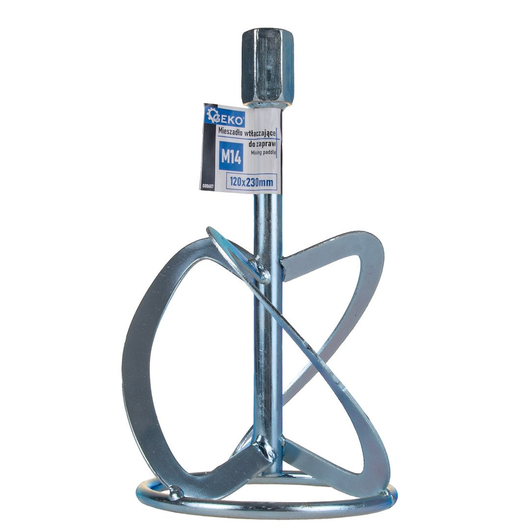 Malaxor pentru mortar, prindere M14, 120 X 230 mm, Geko G00687