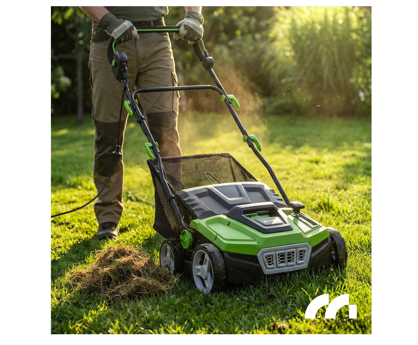Aerator / Scarificator 2 in 1, latime de lucru 38 cm, 45 l, MalTec 113738