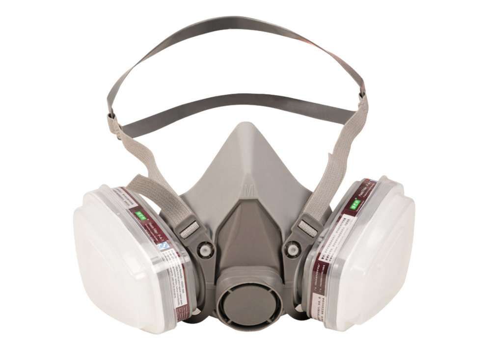 Semi masca de protectie impotriva particulelor de vopsea cu 2 filtre de carbon, Lean 20818