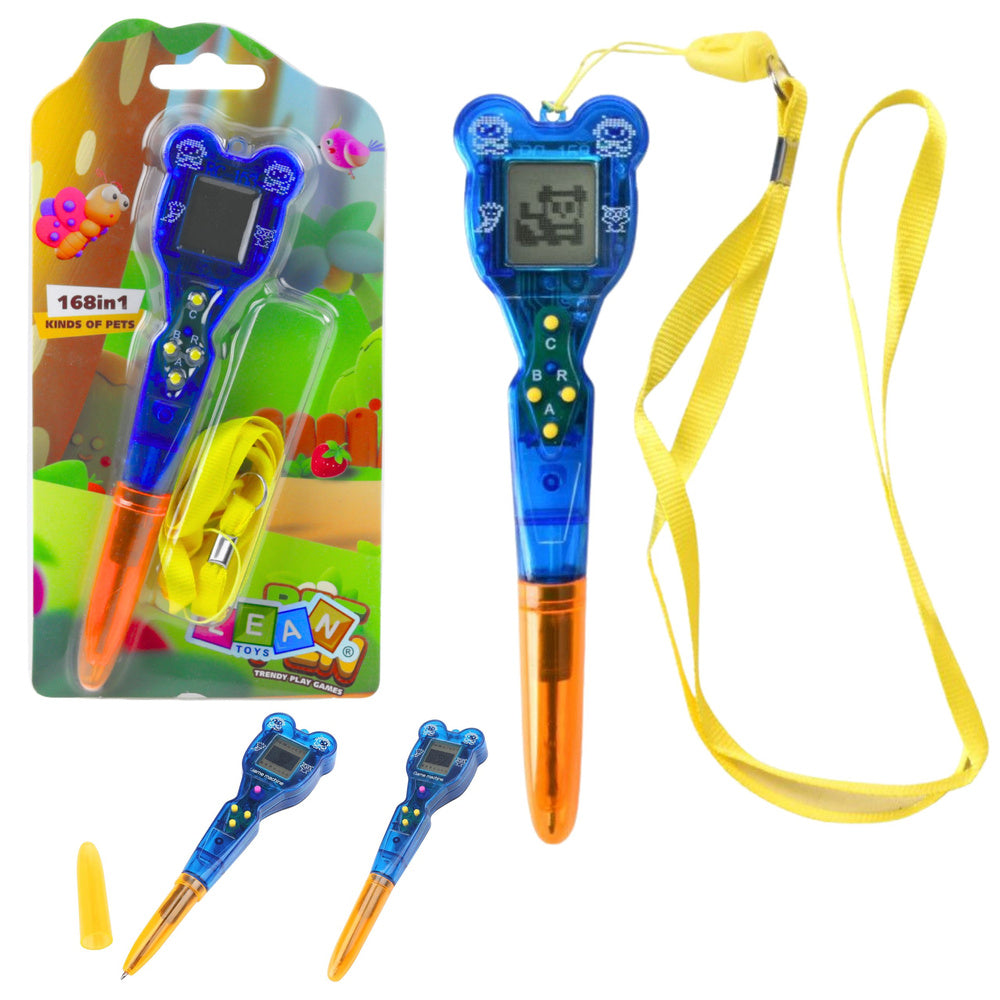 Pix cu joc electronic 168 in 1, multicolor, 17 x 4 x 2 cm, snur inclus, Lean 23451