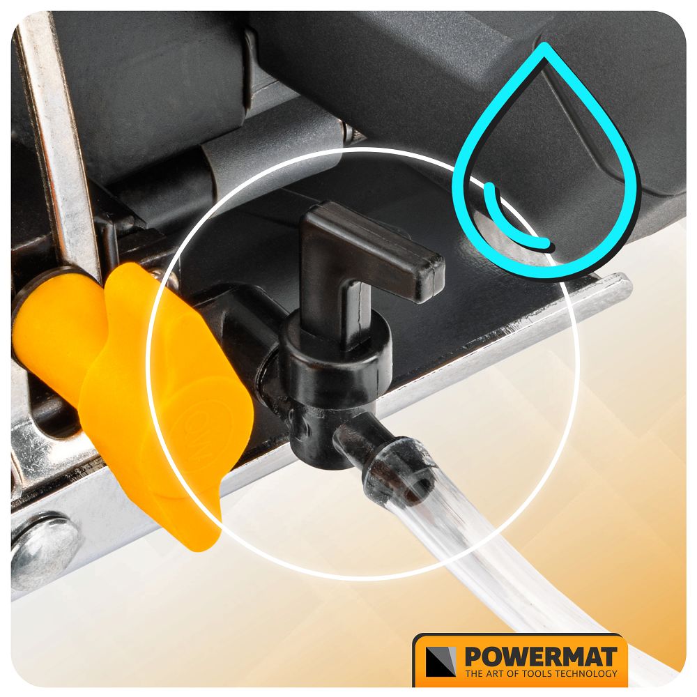 Fierastrau circular pentru debitat placi ceramice, gresie si faianta PM-PDG-1400T, 1400 W, Powermat PM1416