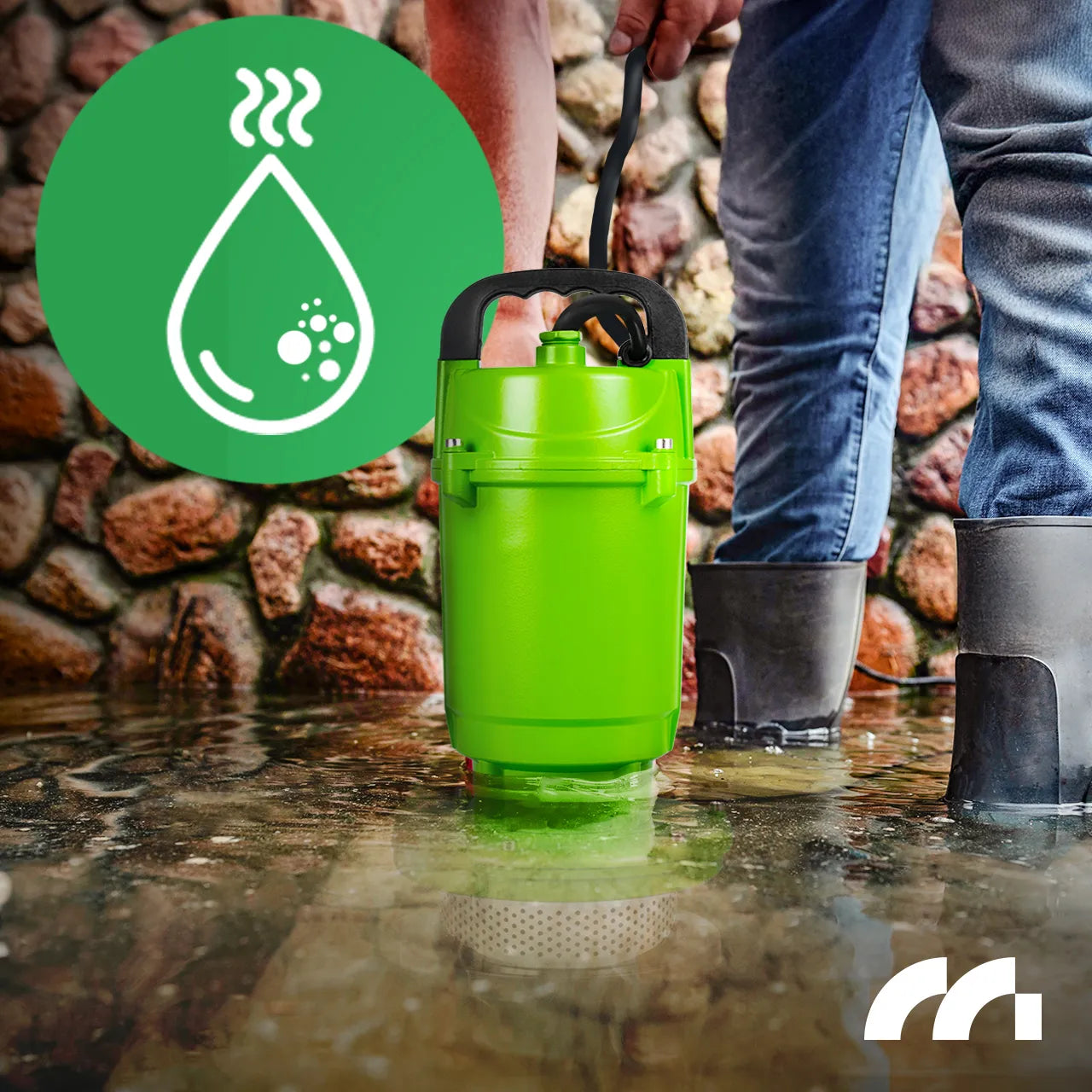 Pompa submersibila pentru apa murdara, 12000 l / h, MalTec 112725