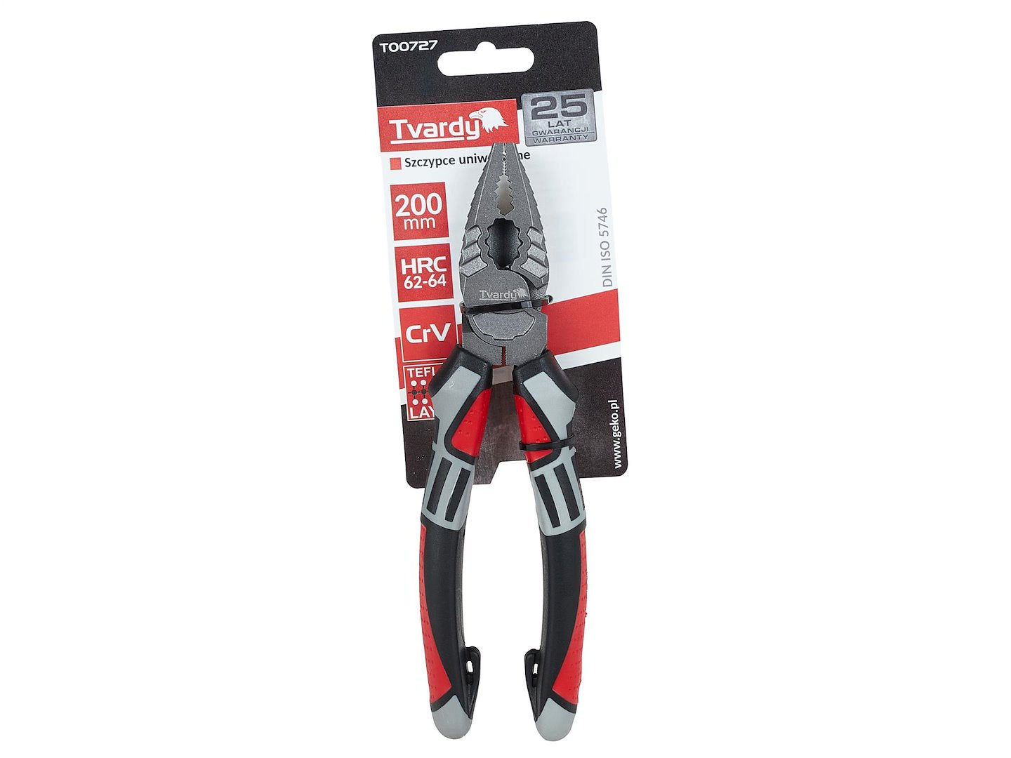 Cleste combinat, 200 mm, Cr-V, Tvardy T00727