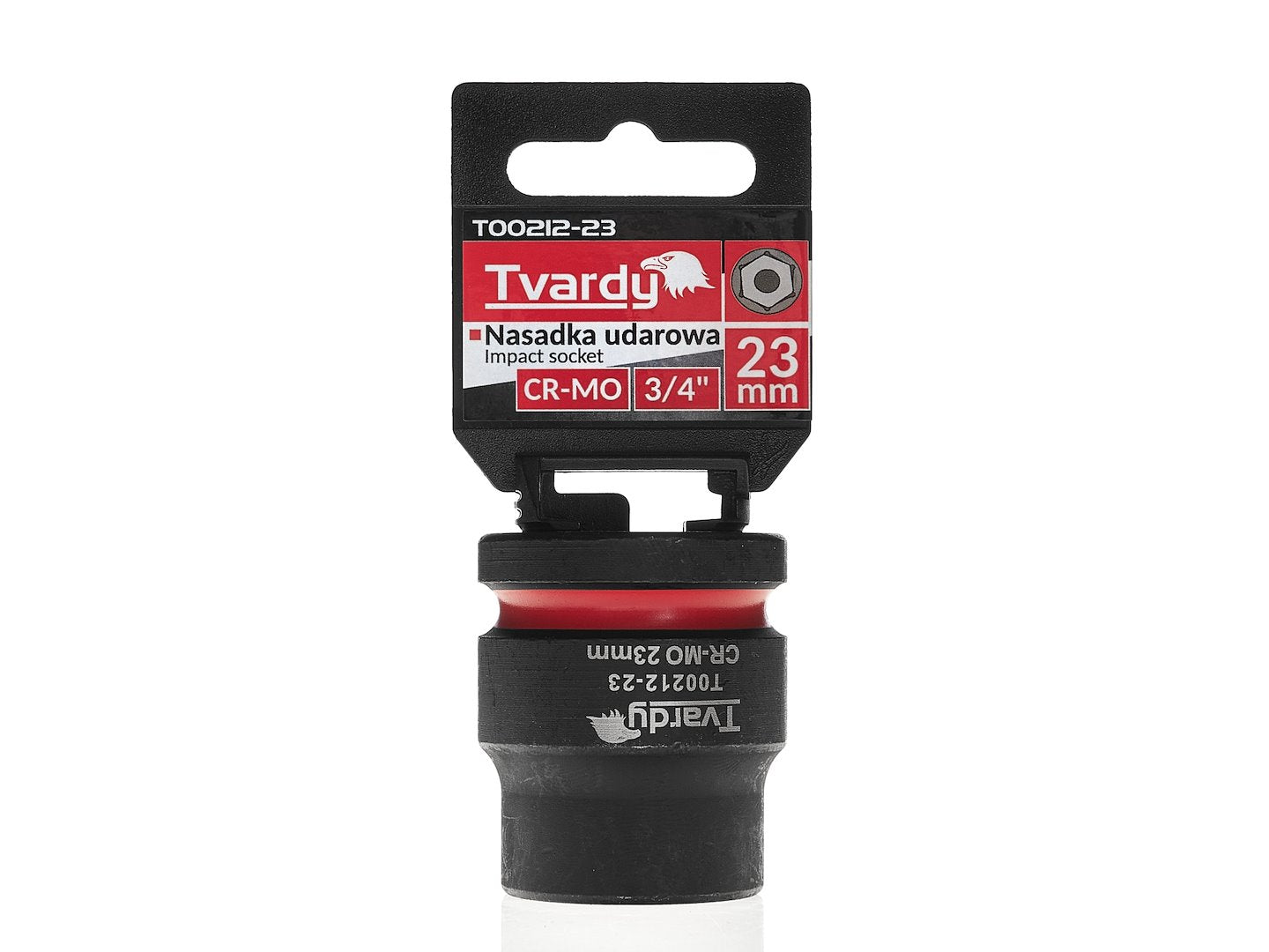 Cheie tubulara de impact in 6 puncte, 3 / 4", 23 mm, Tvardy T00212-23