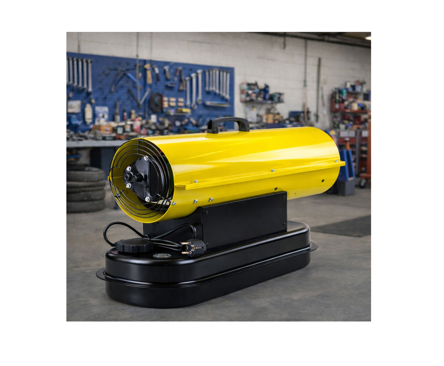 Incalzitor industrial cu afisaj LCD si termostat, 20 kW, Lean 27097