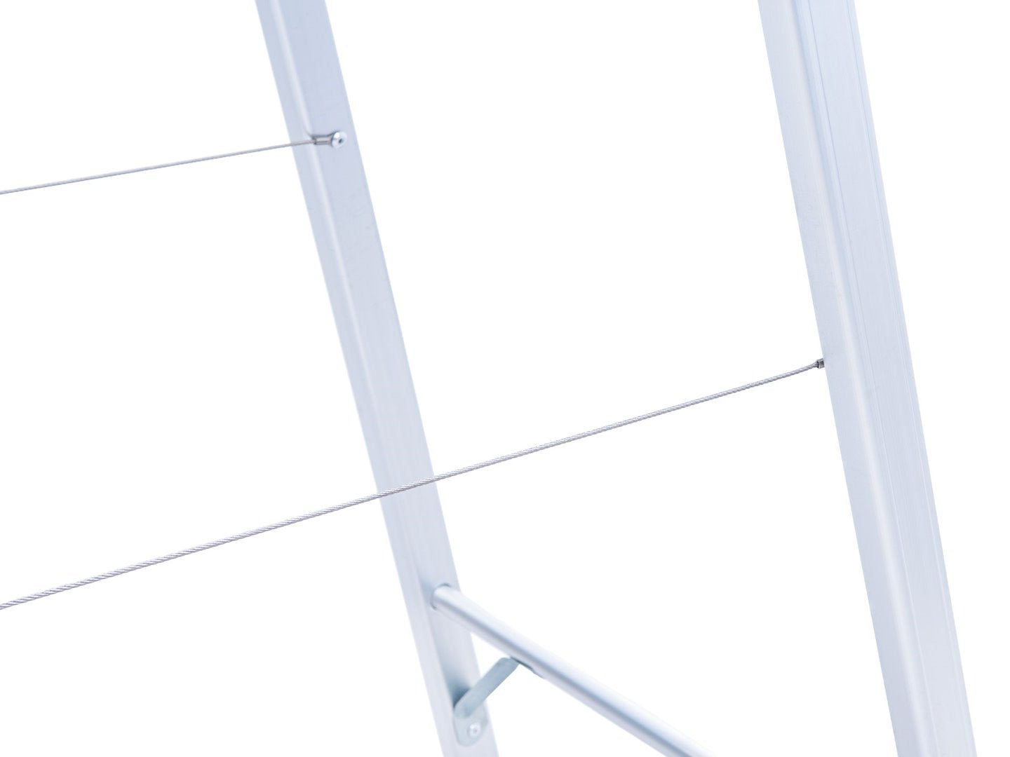 Scara pliabila din aluminiu cu 5 trepte, inaltime de lucru 3 m, capacitate maxima 150 kg, Geko G02417