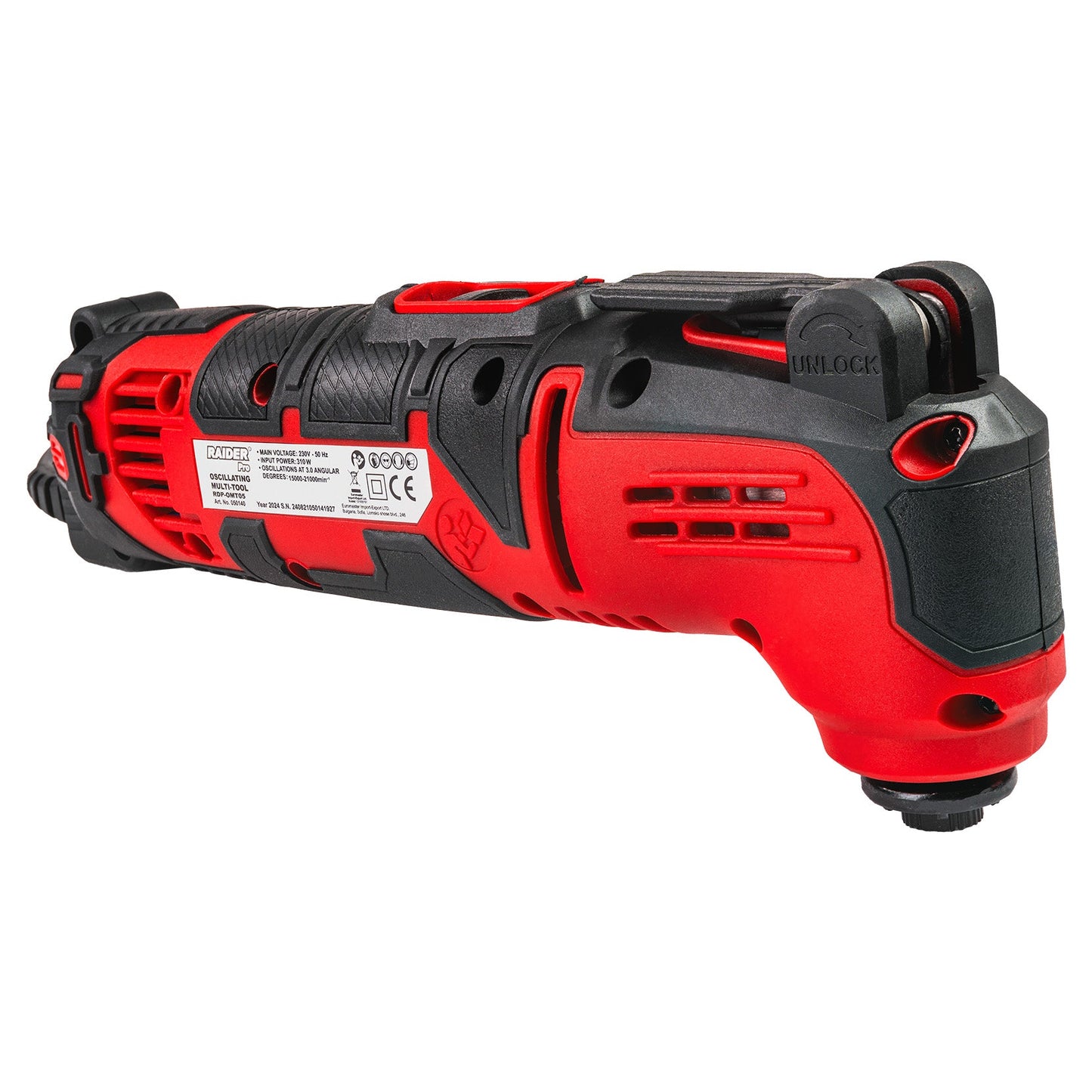Unealta multifunctionala cu prindere rapida RDP-OMT05, 310 W, 3° , Raider 050140
