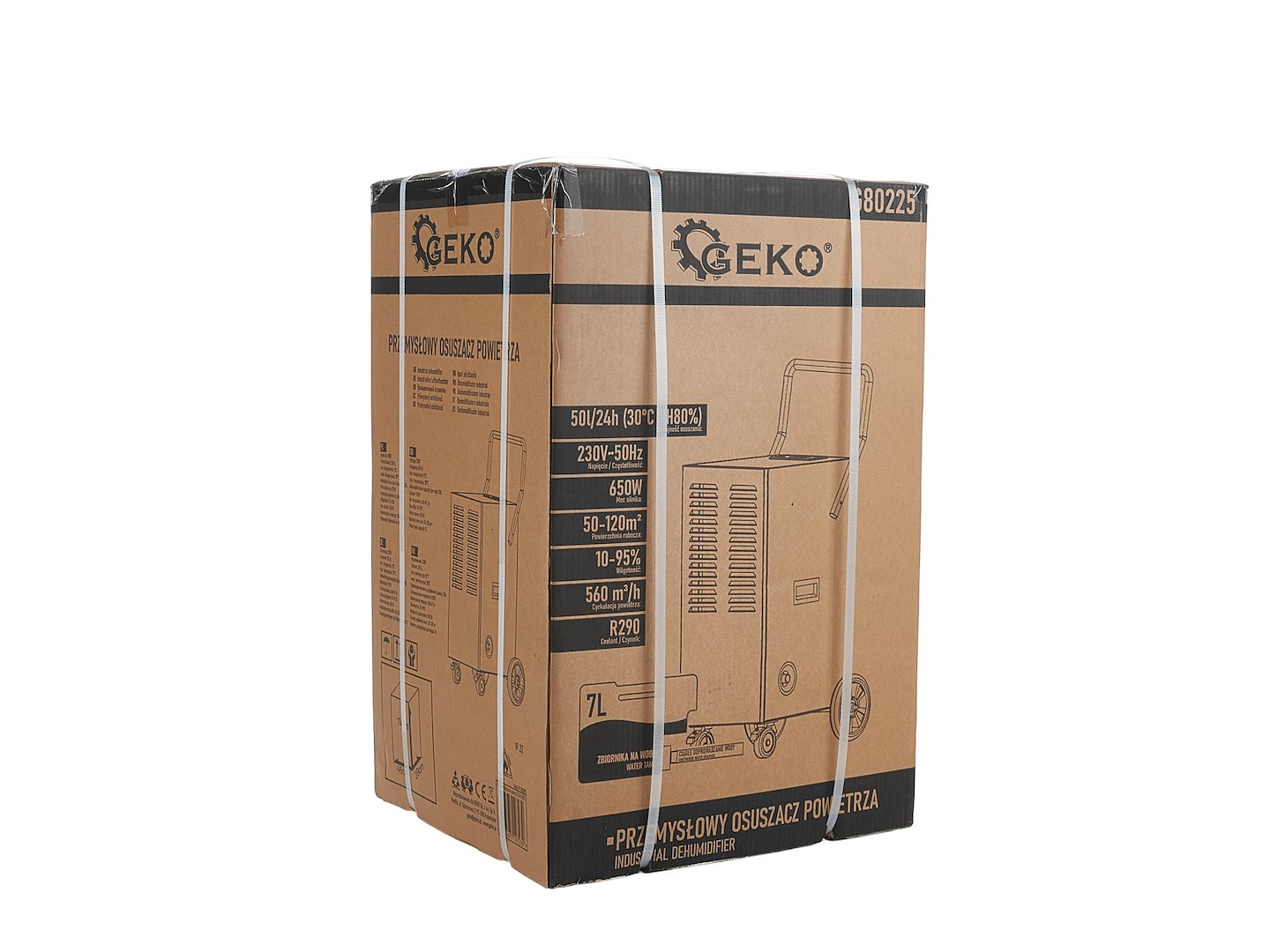 Dezumidificator industrial, 50 l / 24 h, Geko G80225