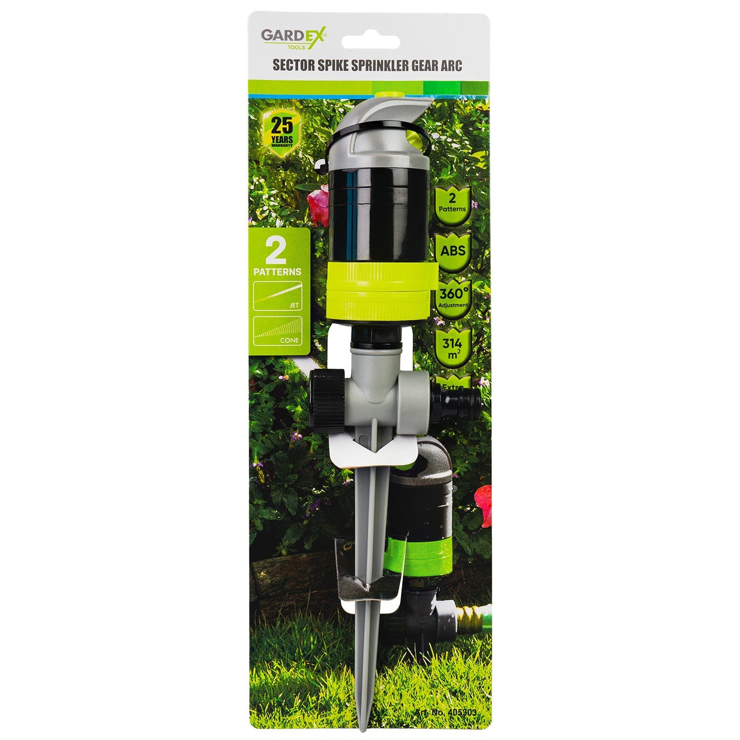 Aspersor de gradina Gear Arc, Gardex 405303