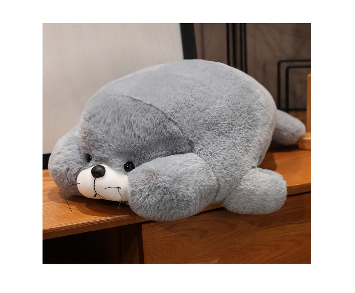 Foca de plus, gri, 29 x 22 x 14 cm, Lean 21913