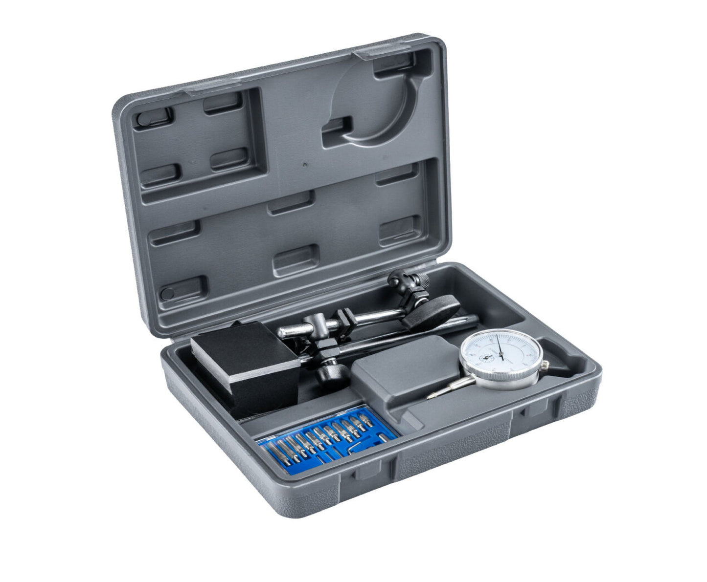 Set ceas comparator cu suport magnetic PM-CZ-10T, 0-10 mm, Powermat PM1521