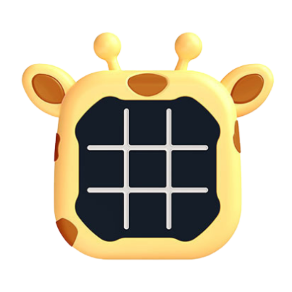 Joc electronic 3 in 1 Memory, design girafa, 13 x 12 x 3 cm, Lean 21375