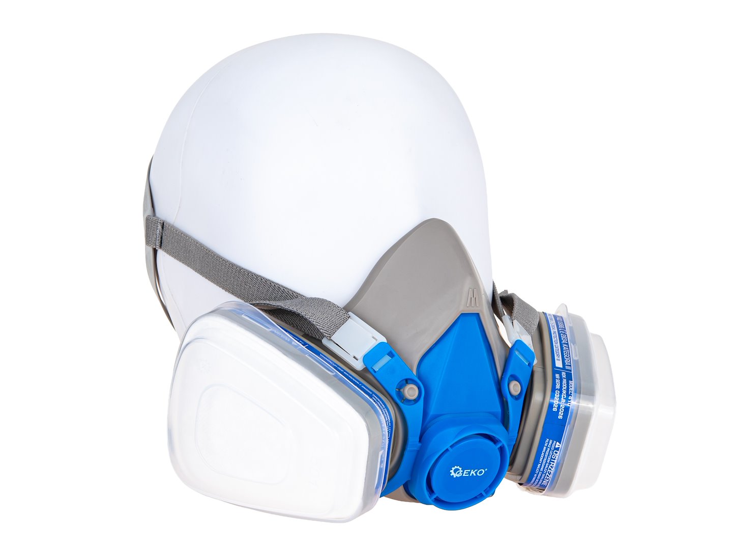 Semimasca de protectie pentru vopsit cu filtre pentru vapori organici si particule, pentru lucrari de vopsire si slefuire, Geko G90013