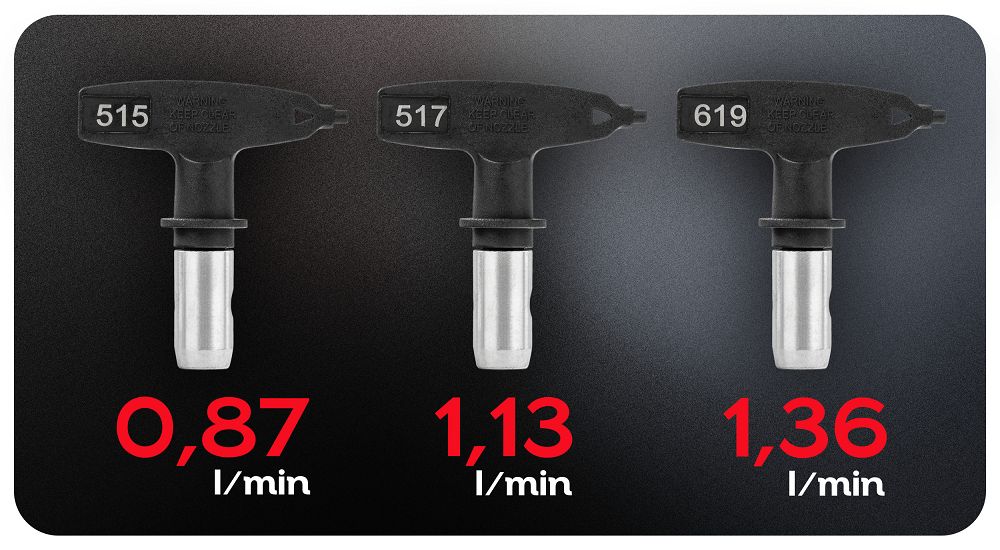 Aparat hidrodinamic pentru vopsit, 1200 W, 230 bar, Red Technic RTPDM0166