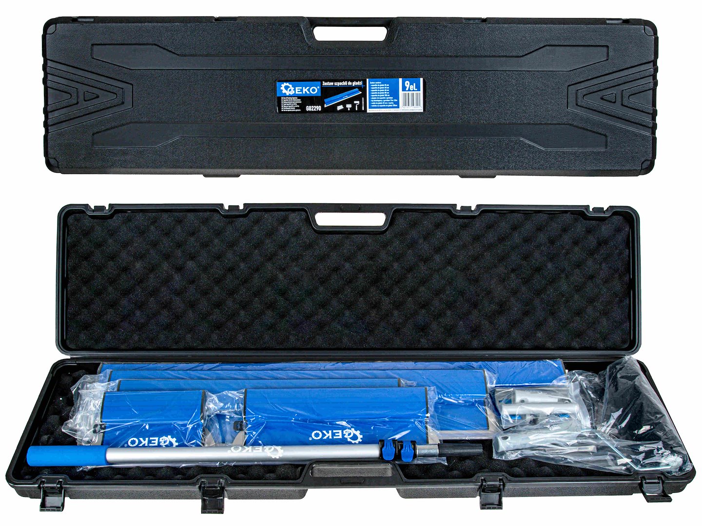 Set pentru tencuit, 9 bucati, Geko G02290