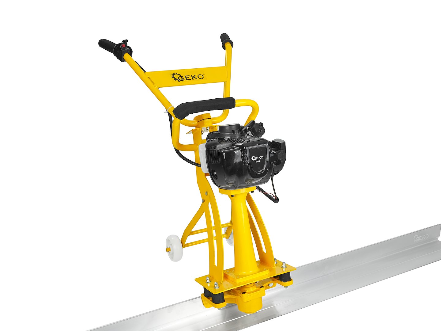 Rigla vibratoare pentru beton pe benzina, motor in 4 timpi, 1.6 kW, 2 m, Geko G80190