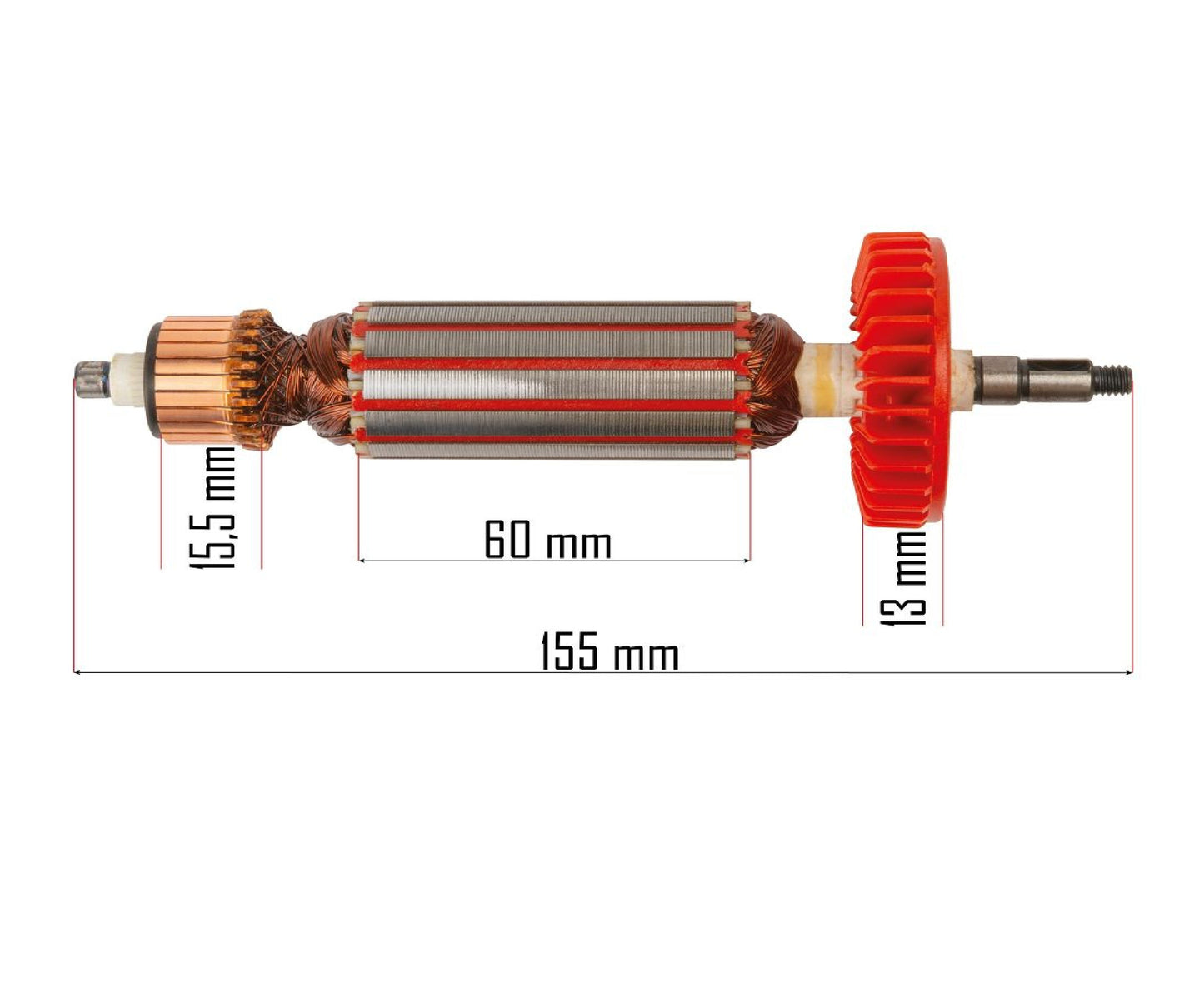 Rotor pentru polizor unghiular, Red Technic RTSZK0013-WI