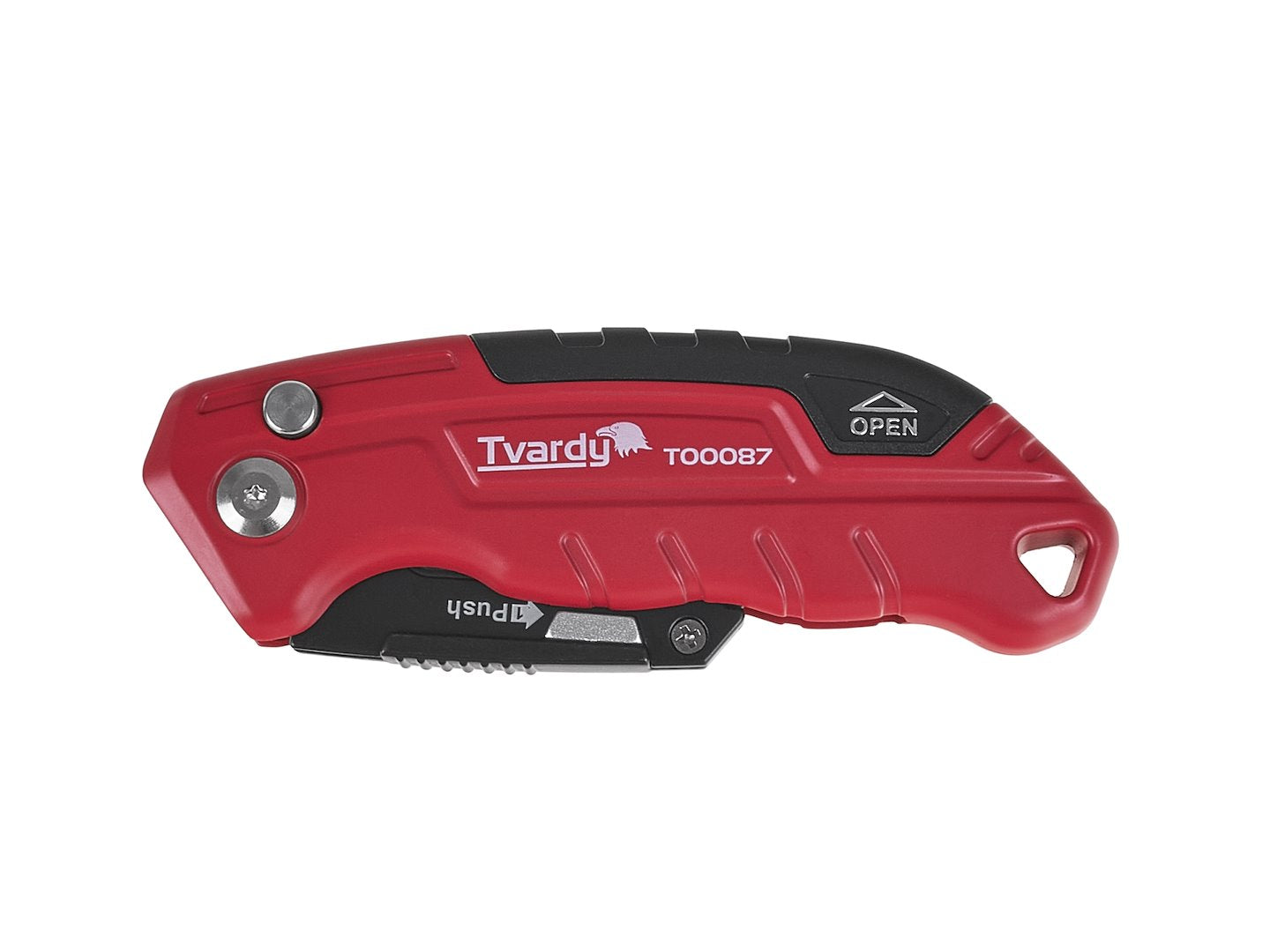 Cutter pliabil cu lama trapezoidala SK2H, 60 x 19 x 0.6 mm, Tvardy T00087A