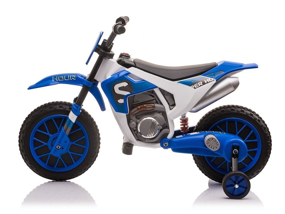 Motocicleta electrica XMX616, albastru, Lean 9013