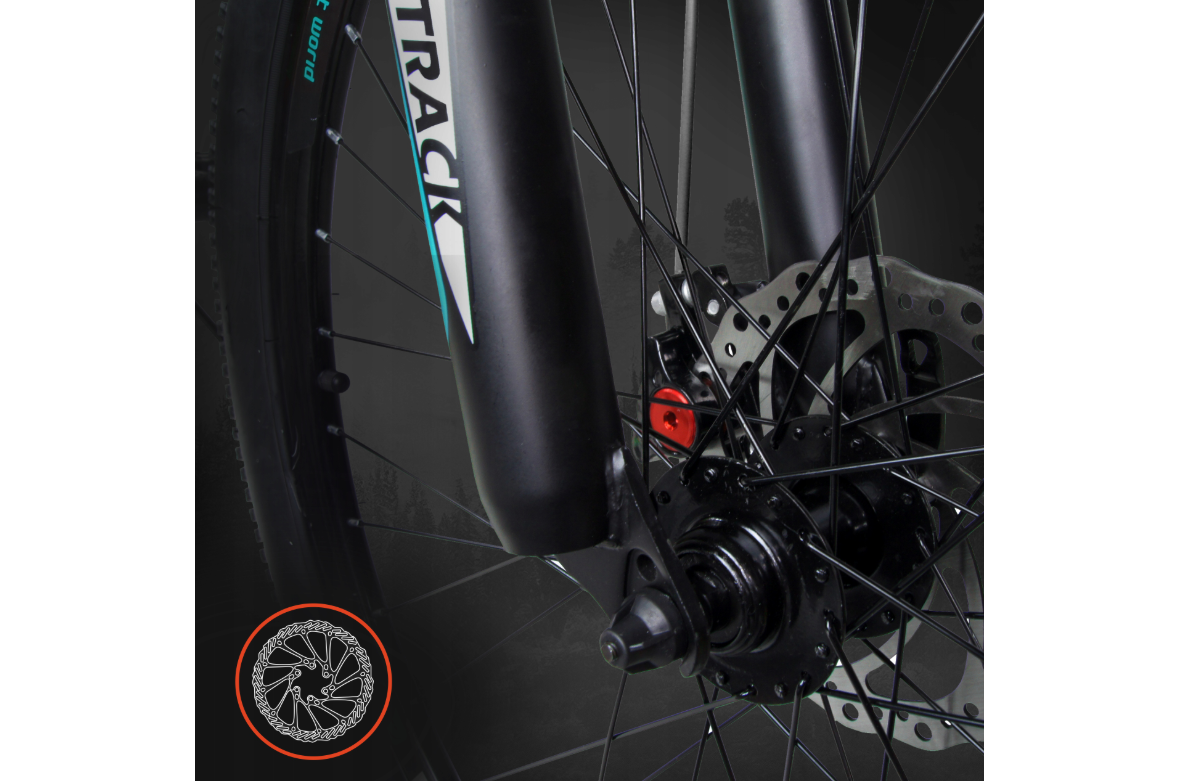 Bicicleta MTB26 Grey / Blue, 21 viteze, cadru 18", roti 26", MalTrack 110982