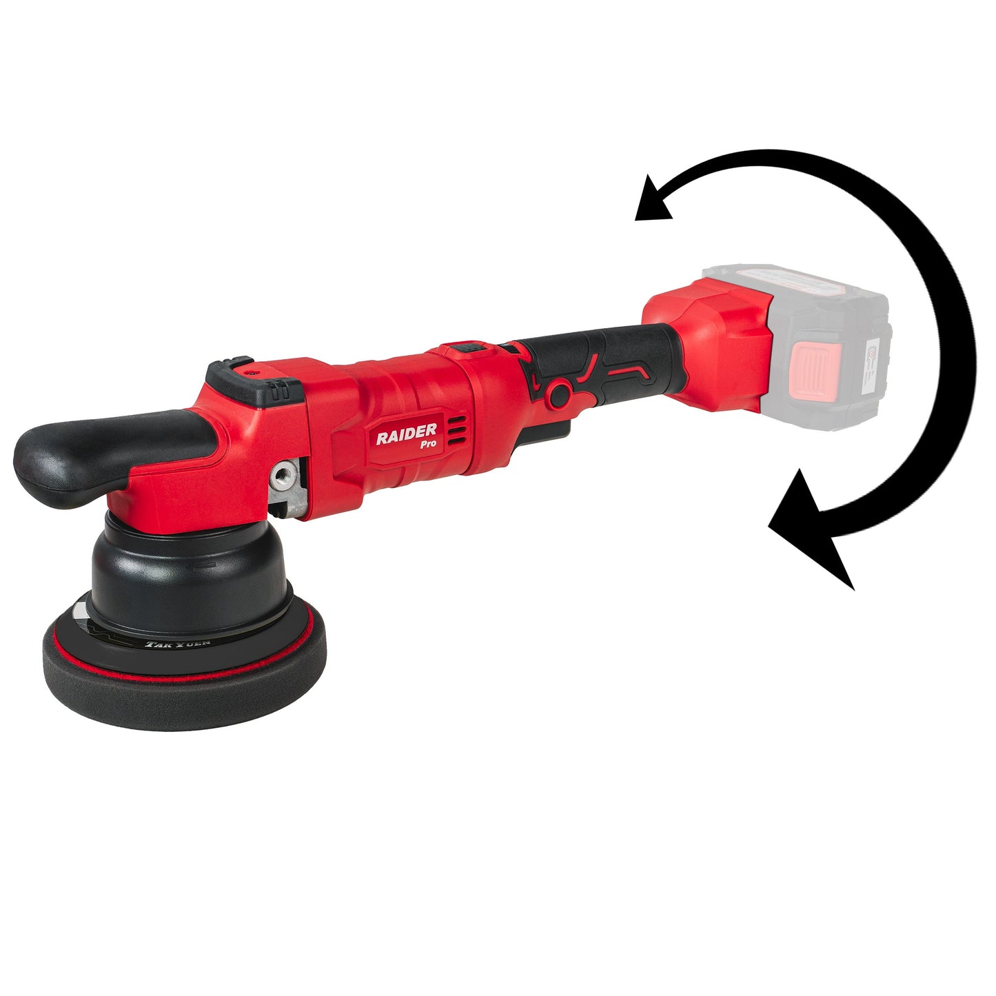 Masina de polisat RDP-JPC20 Solo (fara acumulator si incarcator), maner pivotant, 125 mm, Raider 041608