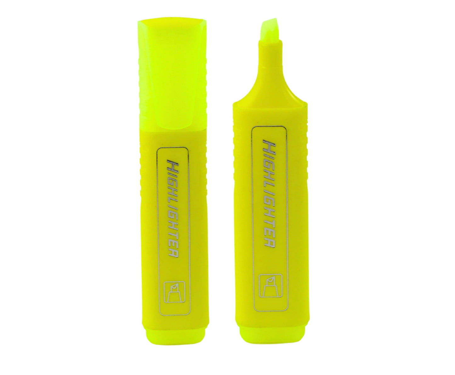 Marker evidentiator pentru notite, galben neon, Lean 21515