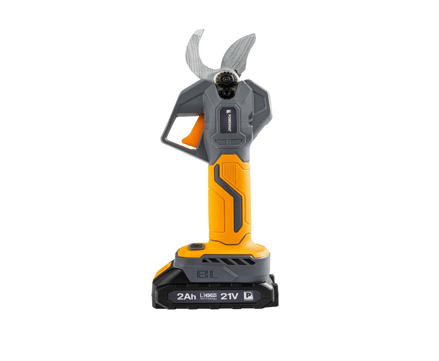 Foarfeca electrica cu acumulator pentru gradina PM-SA-21V-2AM, 30 mm, 1000 W, 2 x 21 V, afisaj LCD, Powermat PM1550