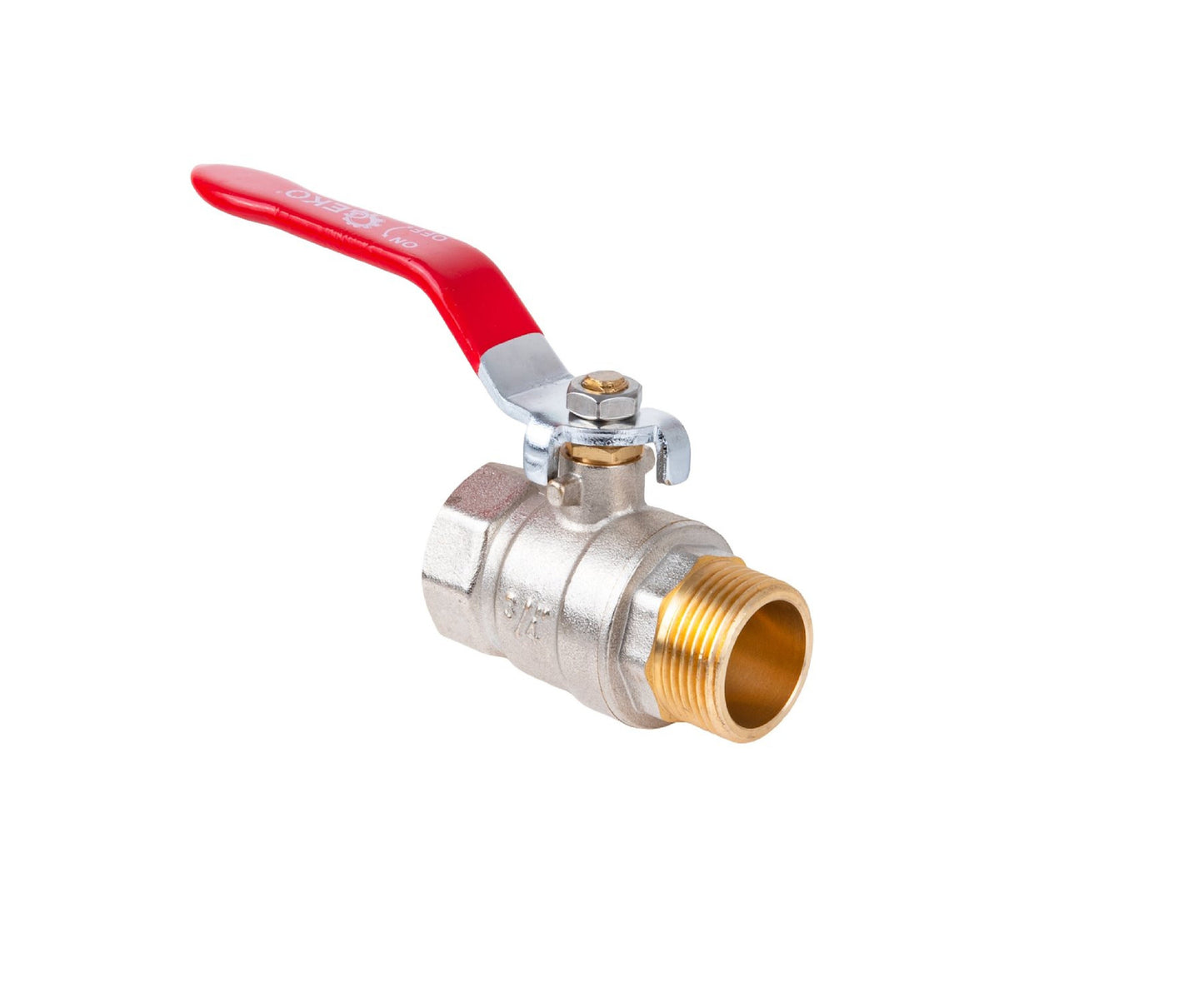 Robinet cu bila 3/4" WZ DN20 cu garnitura de etansare, Geko G70221