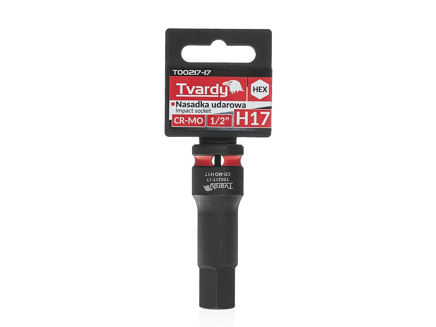 Cheie tubulara de impact HEX 1 / 2", H17, Cr-Mo, Tvardy T00217-17
