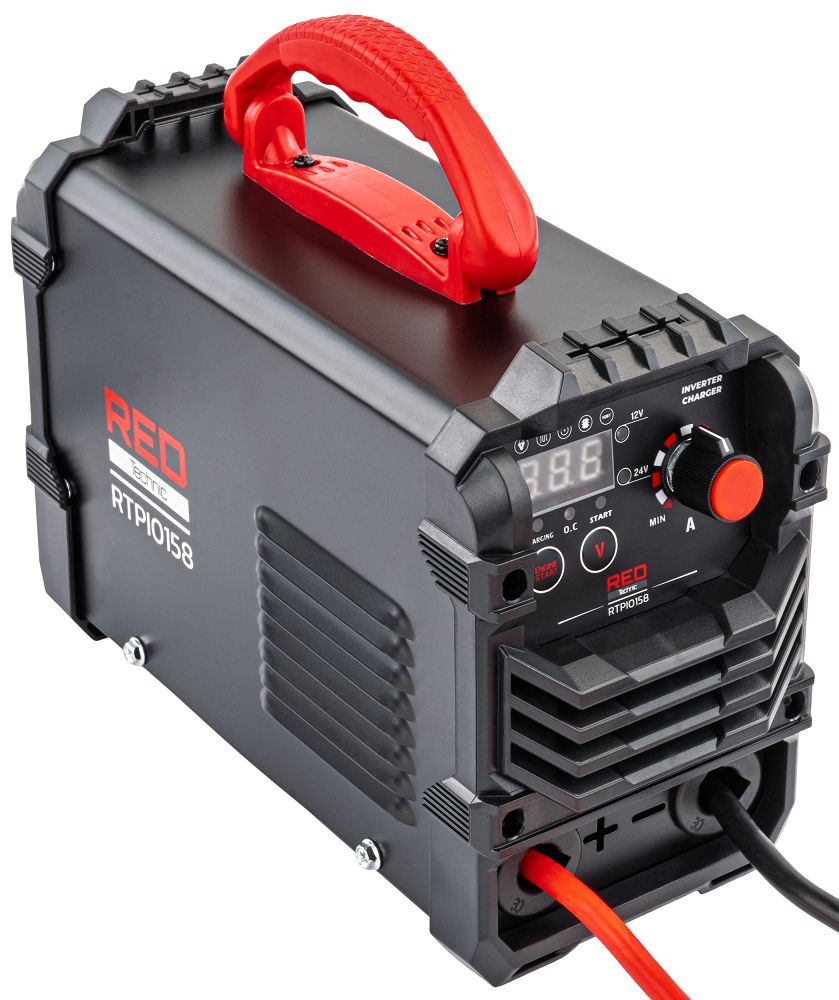 Redresor tip invertor cu afisaj LCD, 400 A, Red Technic RTPI0168