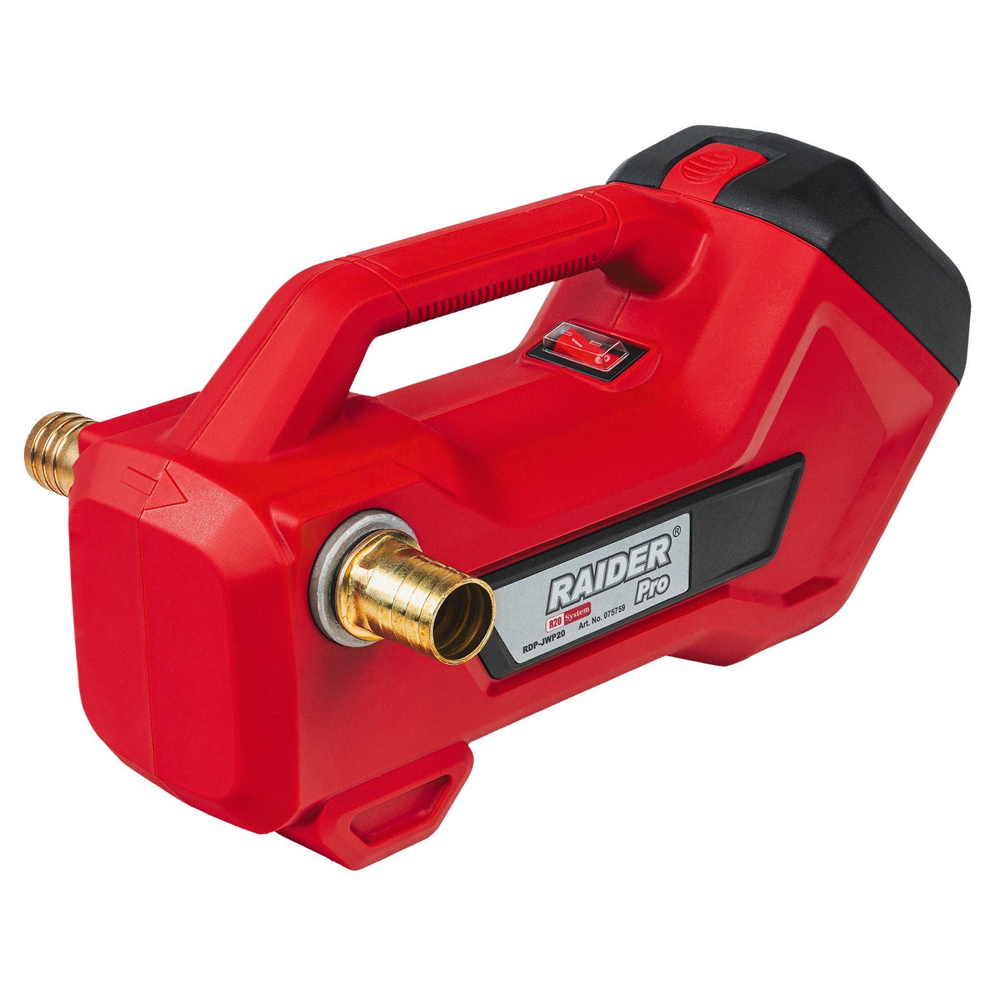 Pompa apa-motorina-uleiRDP-JWP20 Solo (fara acumulator si incarcator), 48 l / min, 22 m, 34 mm, Raider 075759