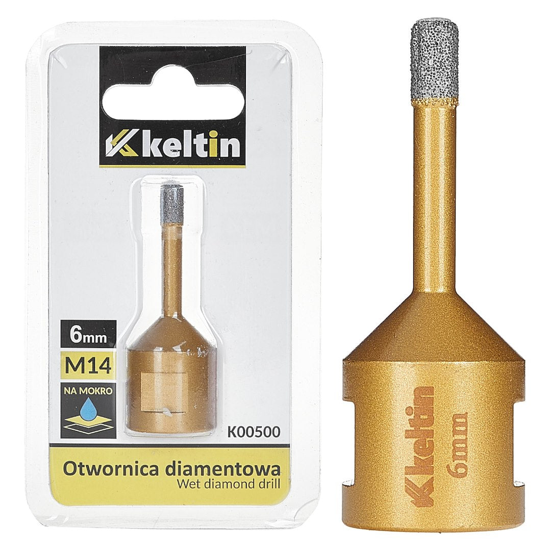 Carota diamantata 6 mm M14, Keltin K00500