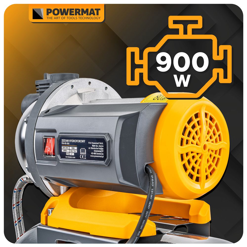 Hidrofor 24 l 900 W PM-HD-24J, Powermat PM1354