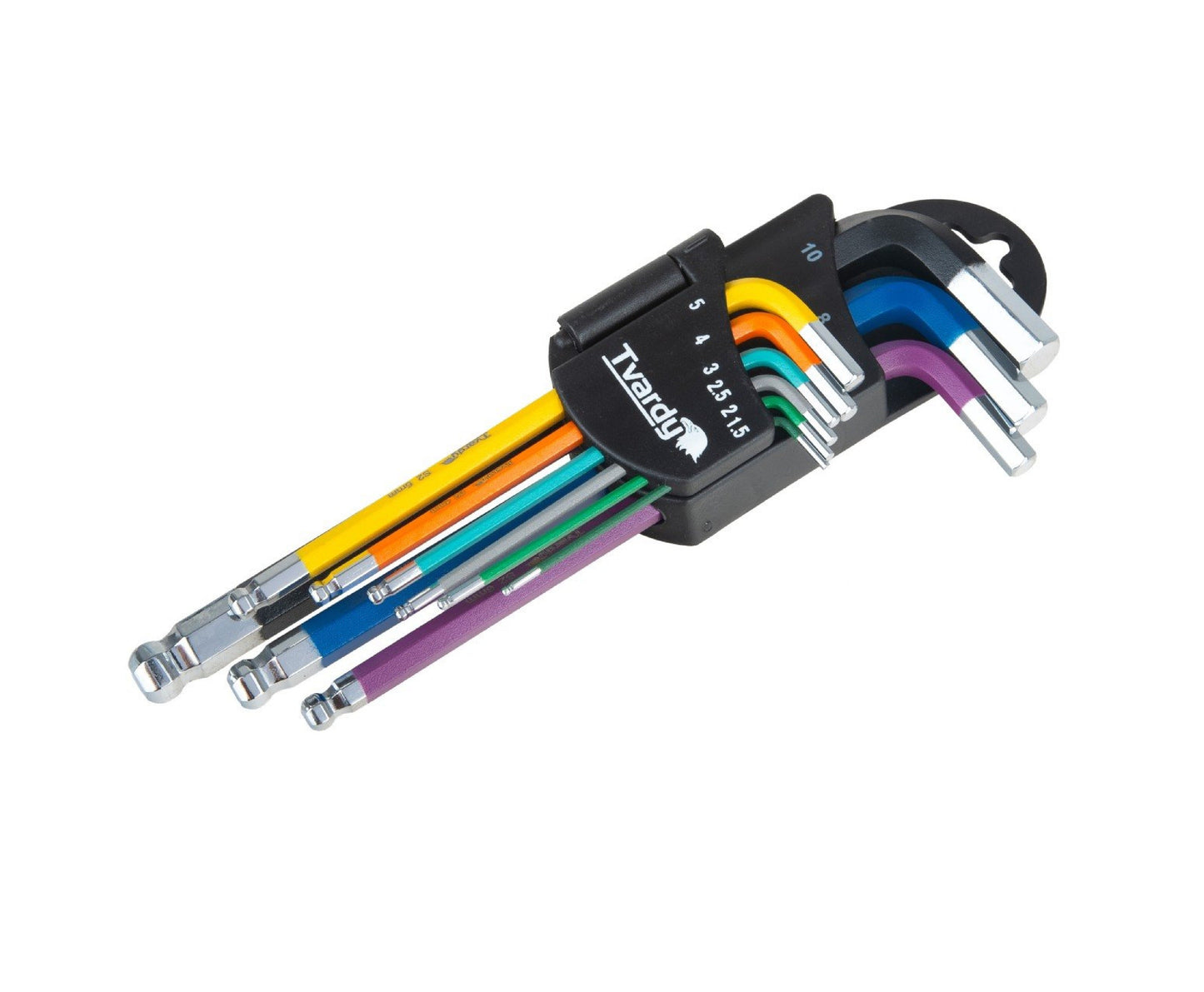 Set chei imbus colorate, 1,5-10 mm, 9 bucati, Tvardy T00121