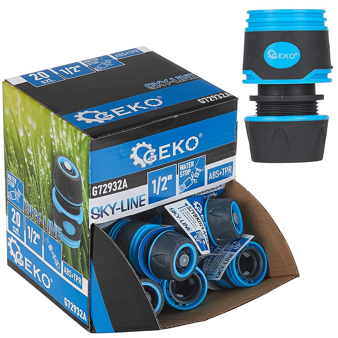 Set conectori pentru furtun Sky-Line, 1 / 2" , 20 bucati, Geko G72932A
