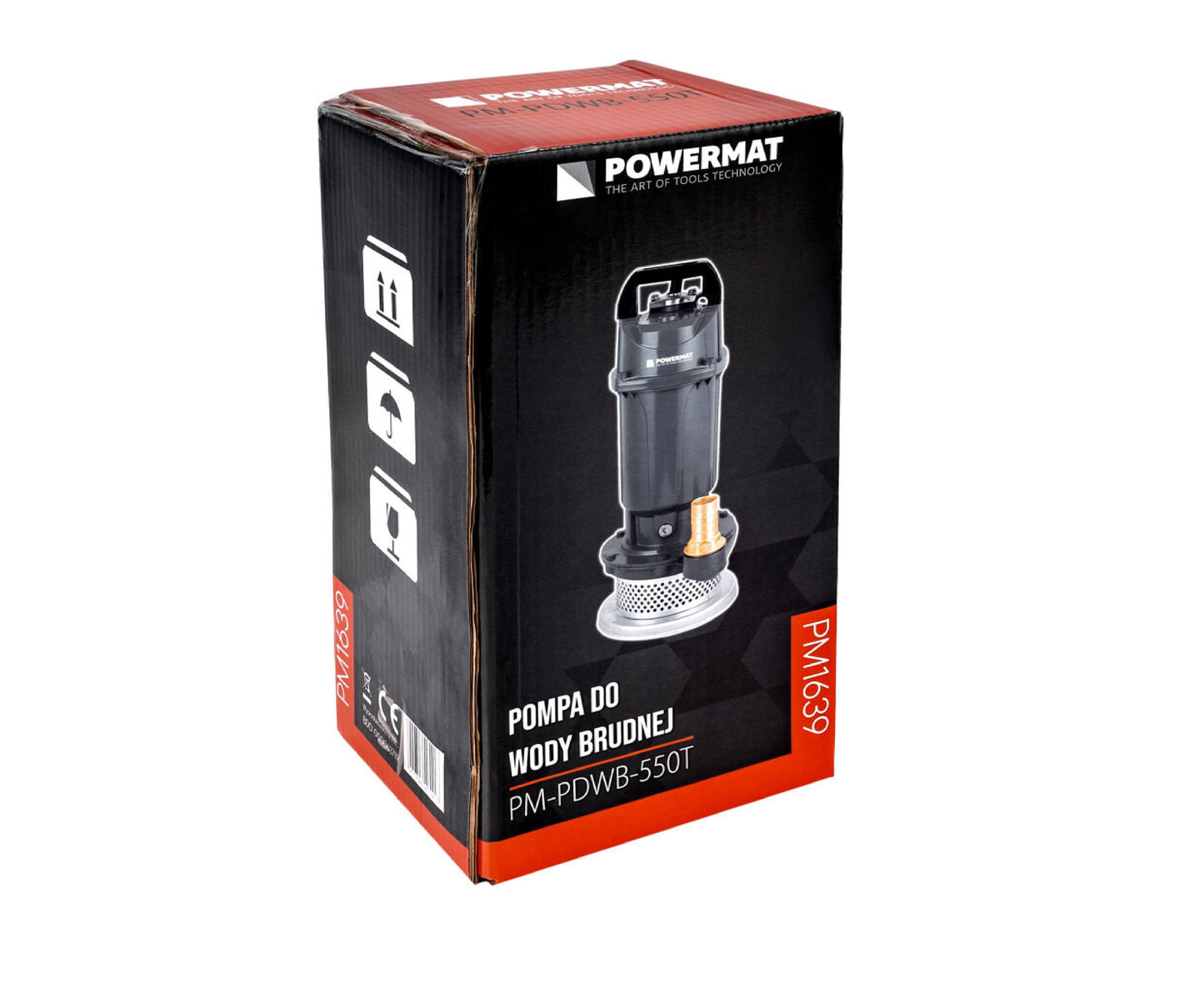 Pompa submersibila PM-PDWB-550T, 500 W, 7500 l / h, 1", cablu 10 m, Powermat PM1639