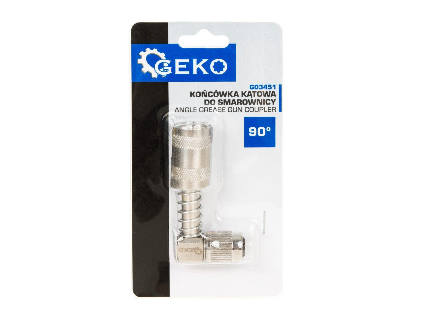 Duza unghiulara pentru pistol de gresat, 90° 1/8", Geko G03451