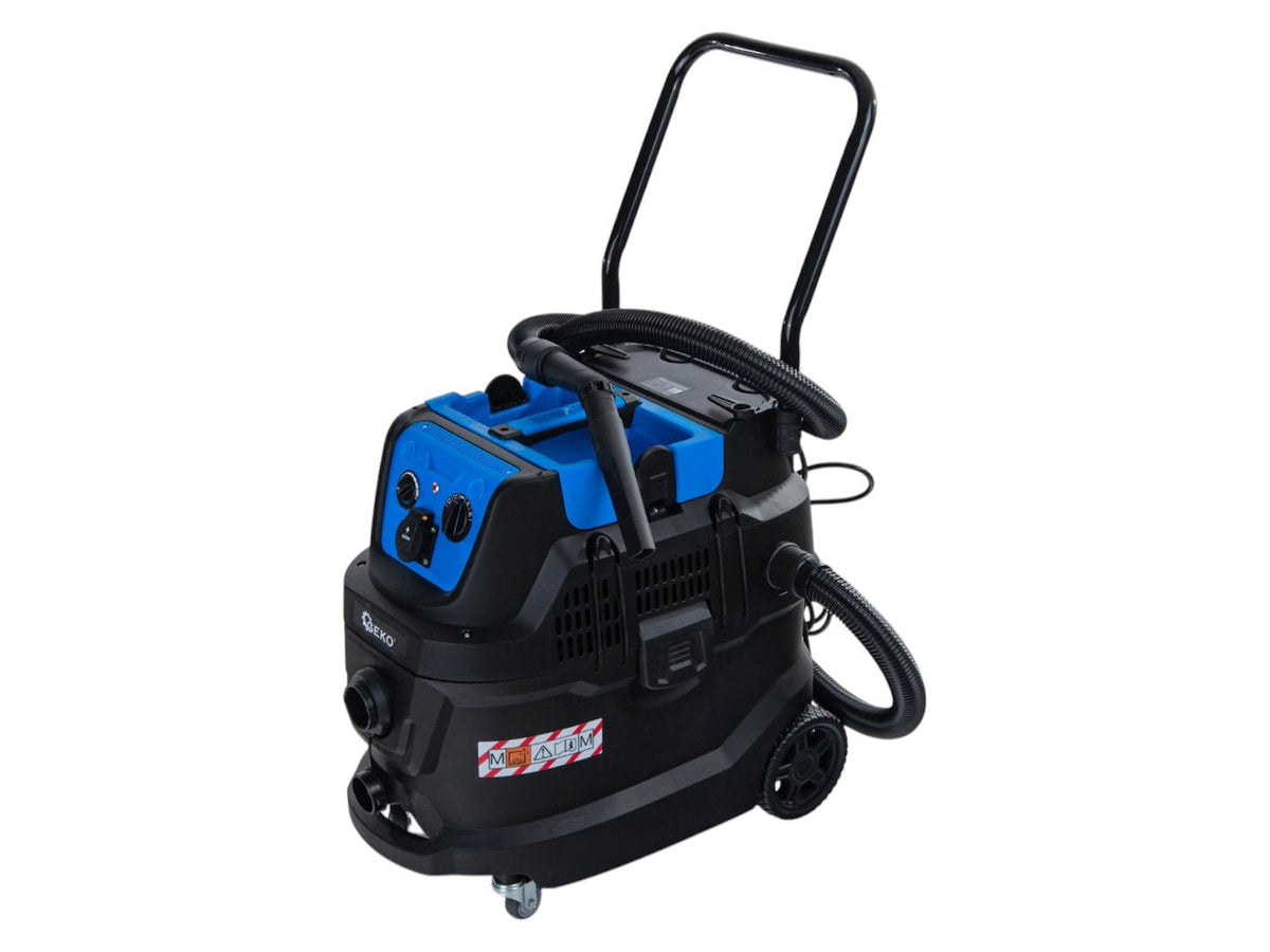 Aspirator industrial pentru gips, 1600 W, curatare automata a filtrului, rezervor 40 l, Geko G81083