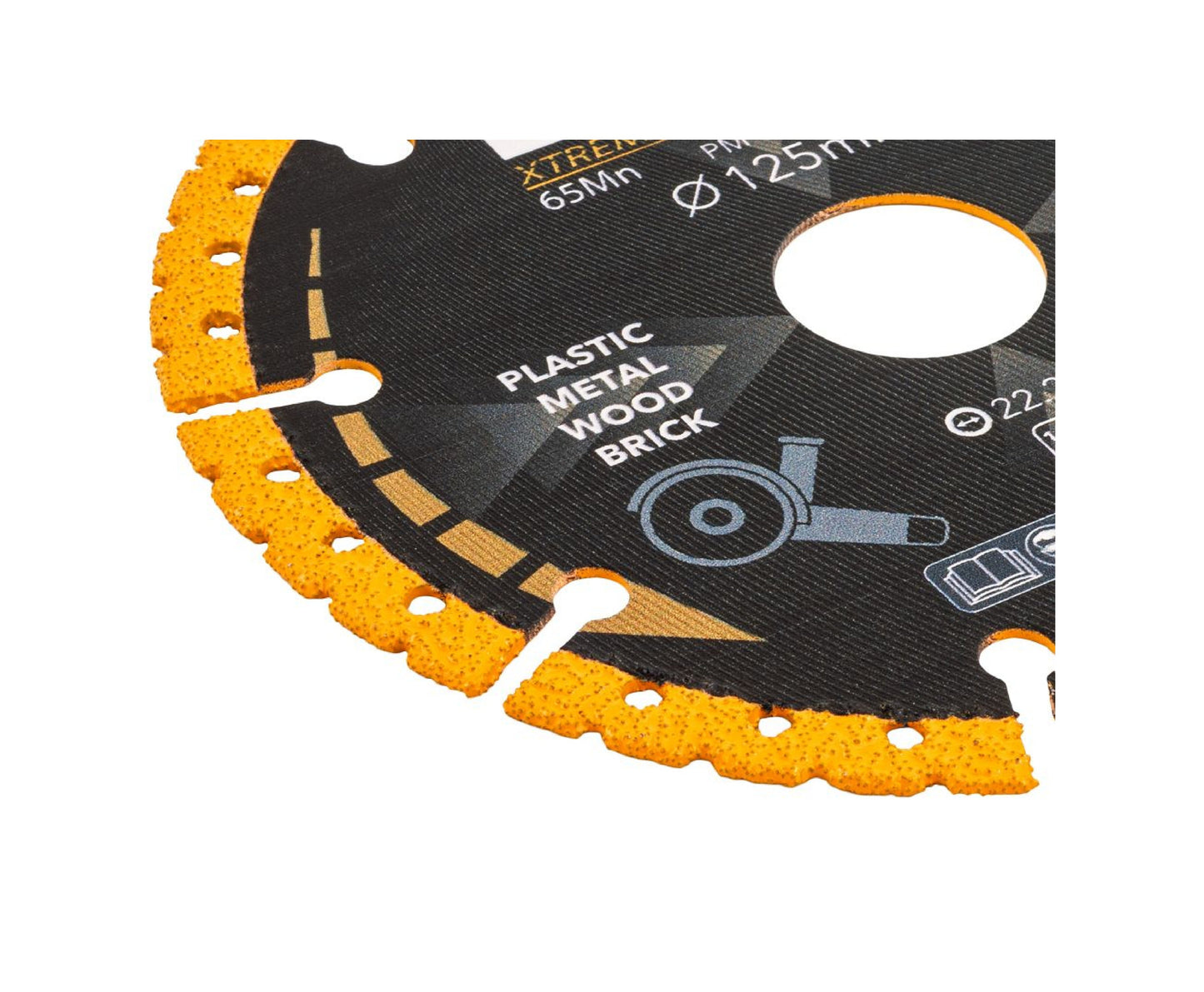 Disc diamantat universal PM-TDCS-1252T, 125 mm, Powermat PM1421