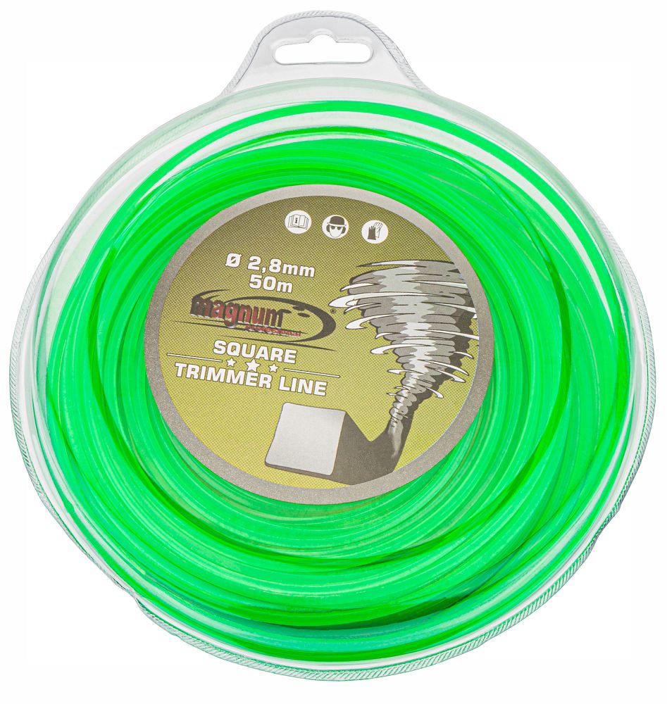 Fir patrat pentru trimmer 2.8 mm 50 m, Powermat PM2.8_50