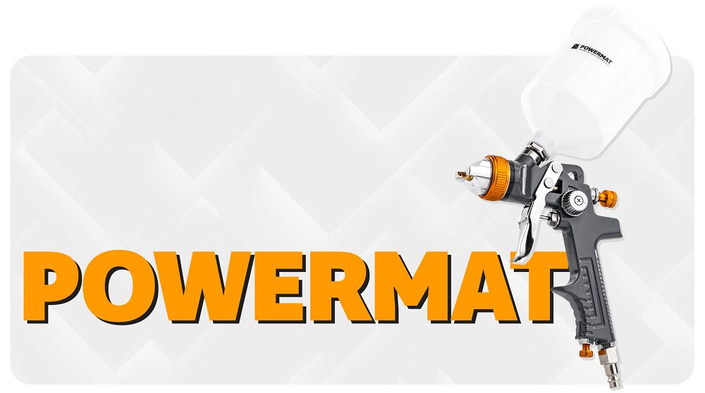 Pistol de vopsit HVLP PM-PDM-170T, 600 ml, 1.4 mm, Powermat PM1426