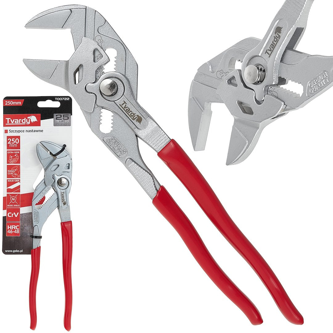 Cleste reglabil cu eliberare rapida 250 mm, 52 mm, Tvardy T00722