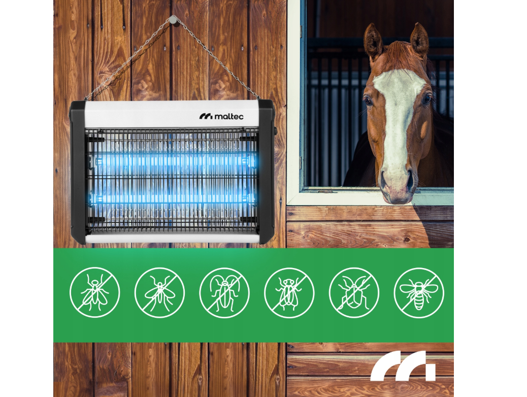 Lampa UV anti-insecte, 16 W, 3800 V, MalTec 112544