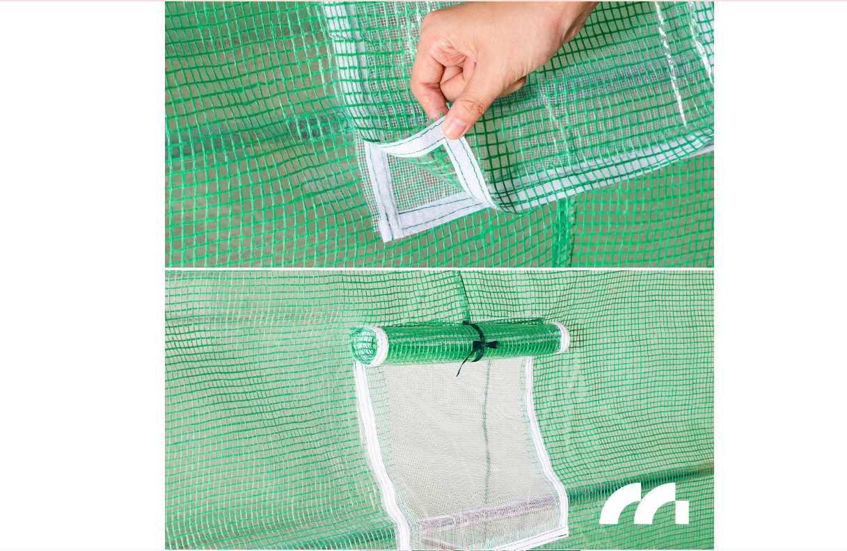 Folie pentru sera de gradina Sunwaal 7,5 m2, 2.5 x 3 x 2 m, MalTec 112159