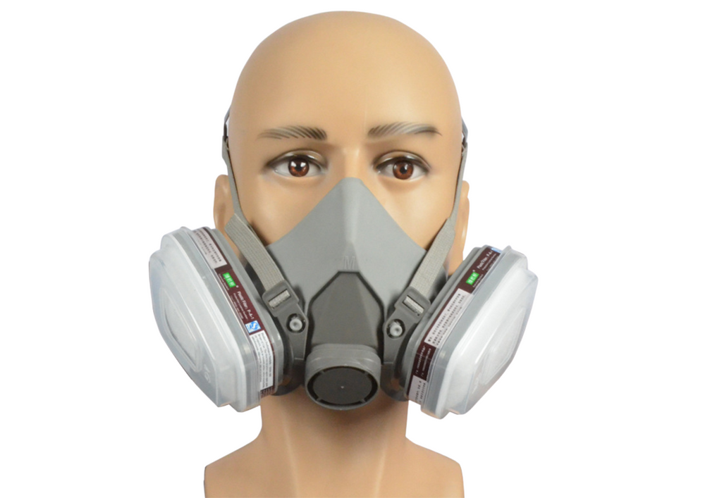 Semi masca de protectie impotriva particulelor de vopsea cu 2 filtre de carbon, Lean 20818