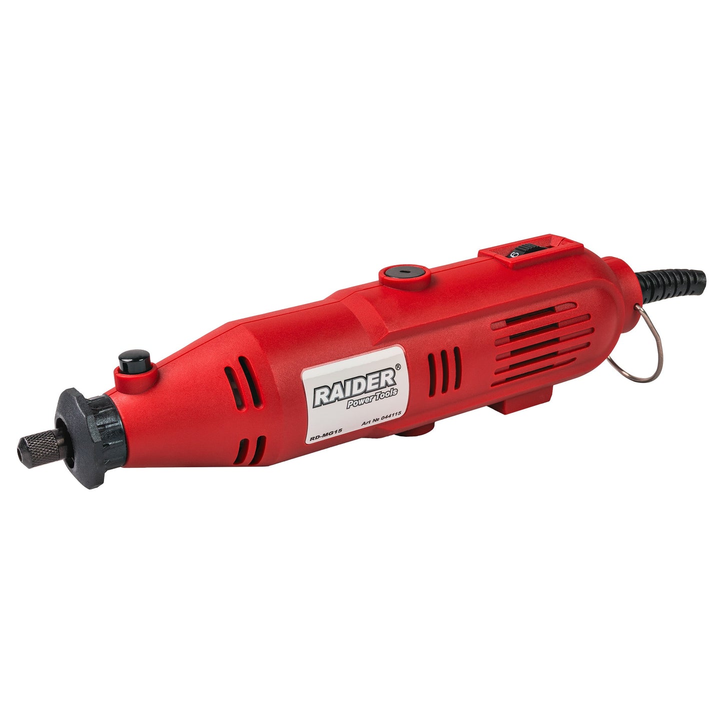 Set mini polizor drept cu 100 accesorii RD-MG15 135 W, viteza variabila, Raider 044115