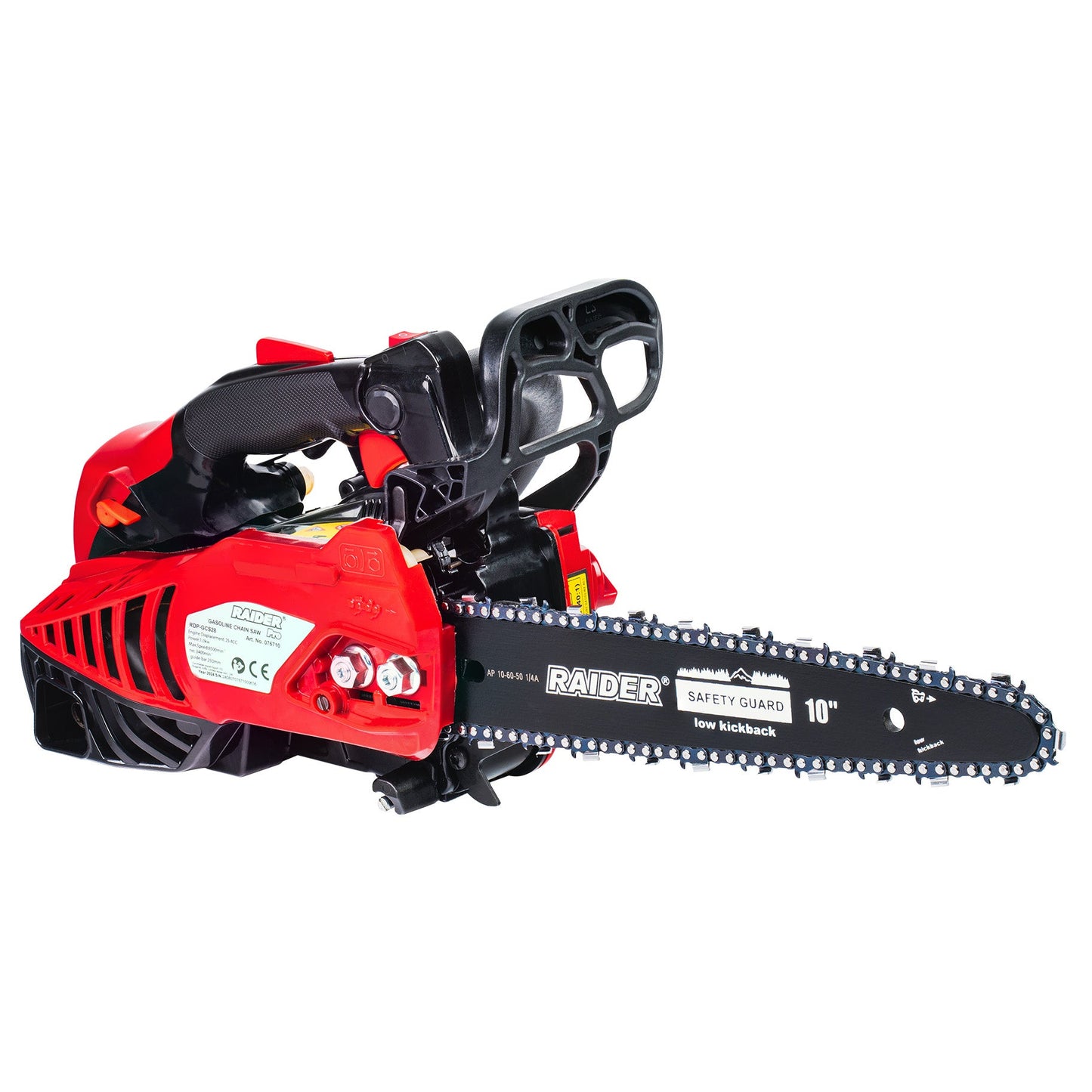 Motofierastrau cu lant RDP-GCS28, lant 25 cm, 1 kW, 1 / 4", 1.3 mm 60, Raider 076710